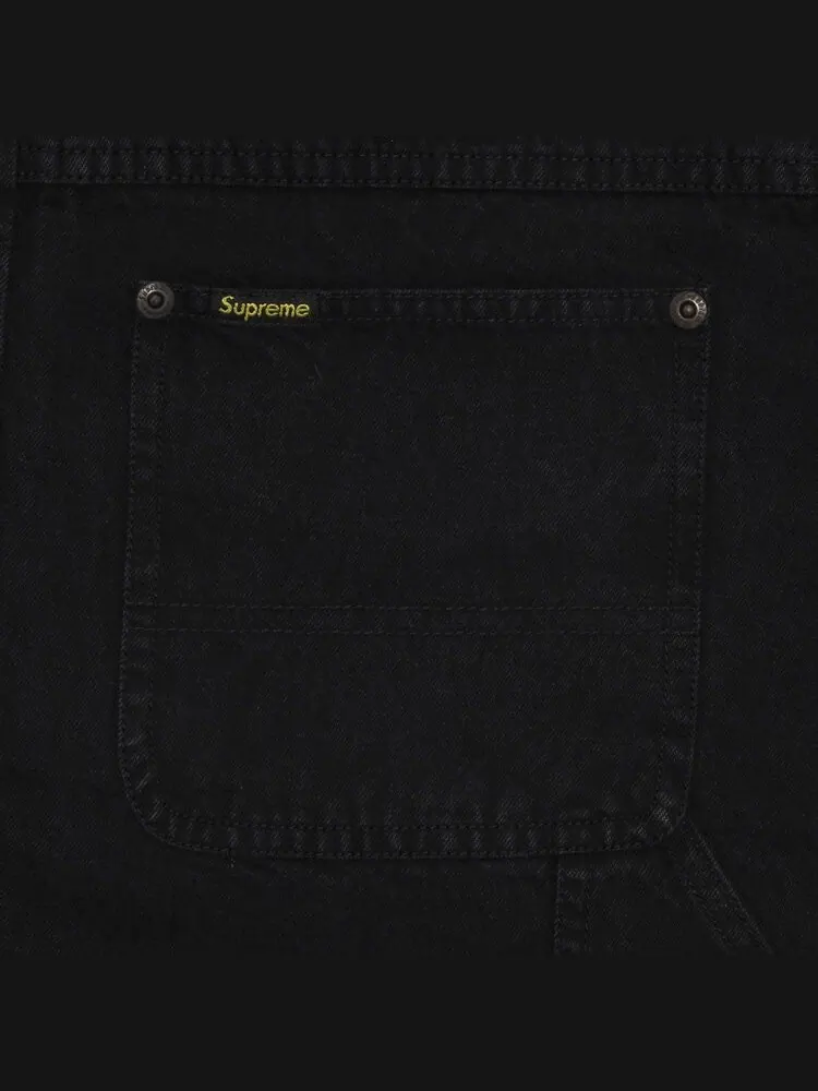 Рубашка Supreme Denim Painter Shirt 'Black' — изображение 3 из 3, черный