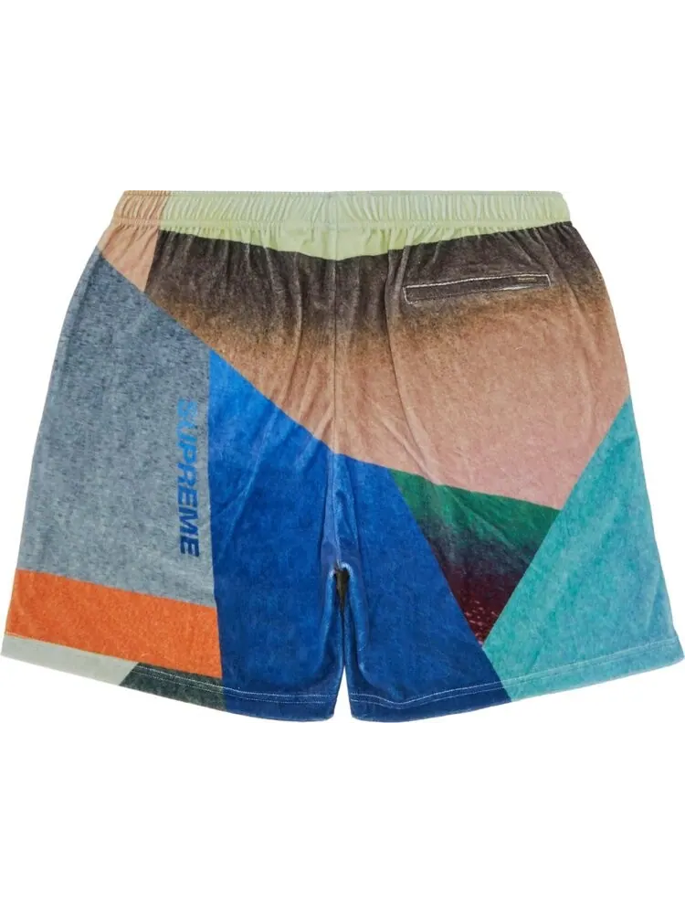 Шорты Supreme Geo Velour Short Multicolor — изображение 2 из 3, мульти