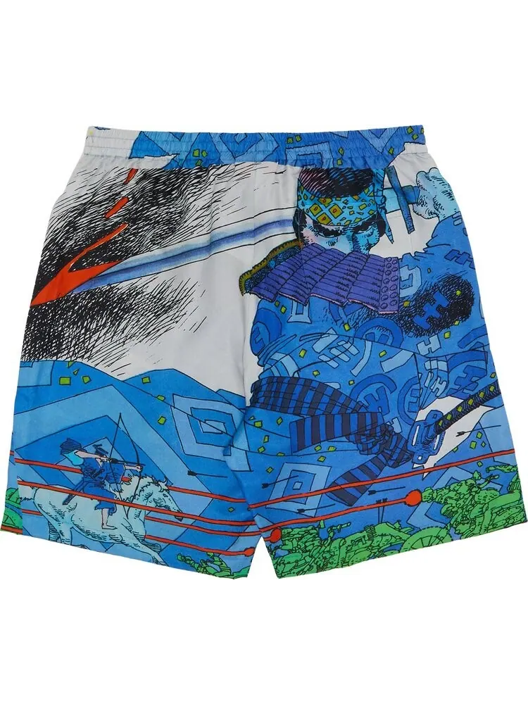 Шорты Supreme Ronin Silk Short 'Blue' — изображение 2 из 3, синий