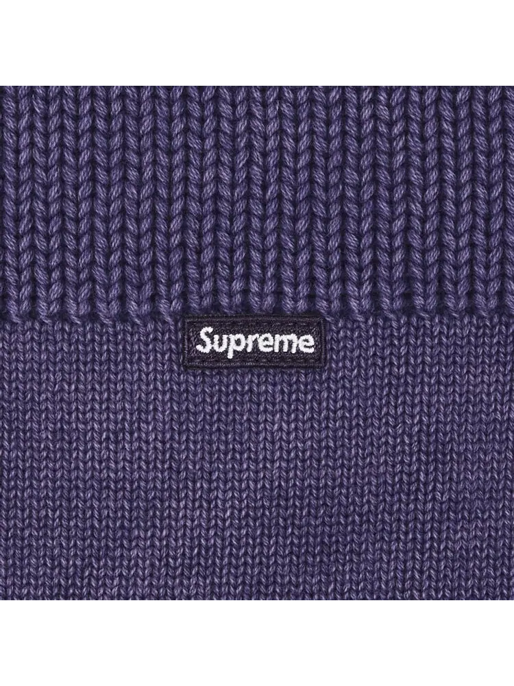 Свитер Supreme Small Box Stripe Sweater 'Purple' — изображение 3 из 3, фиолетовый