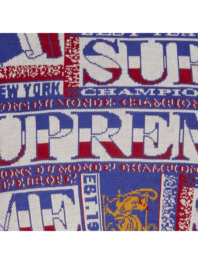 Свитер Supreme Scarf Sweater 'White' — изображение 3 из 3, белый