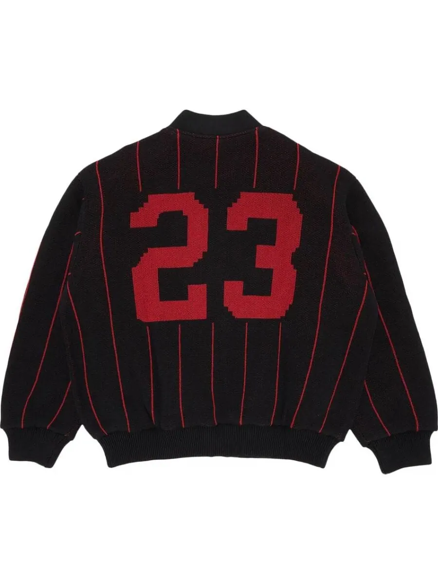 Жакет Supreme Pinstripe Varsity Zip Up — изображение 2 из 3, черный