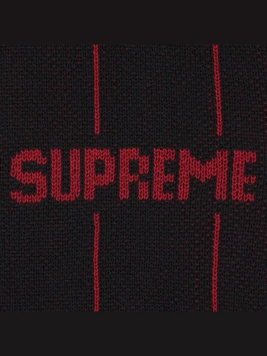 Жакет Supreme Pinstripe Varsity Zip Up — изображение 3 из 3, черный