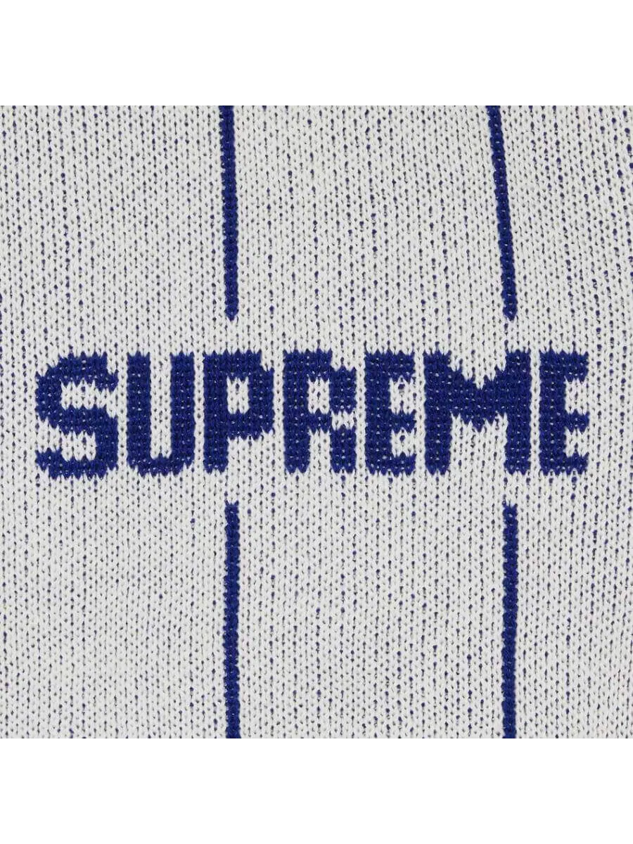Жакет Supreme Pinstripe Varsity Zip Up — изображение 3 из 3, белый