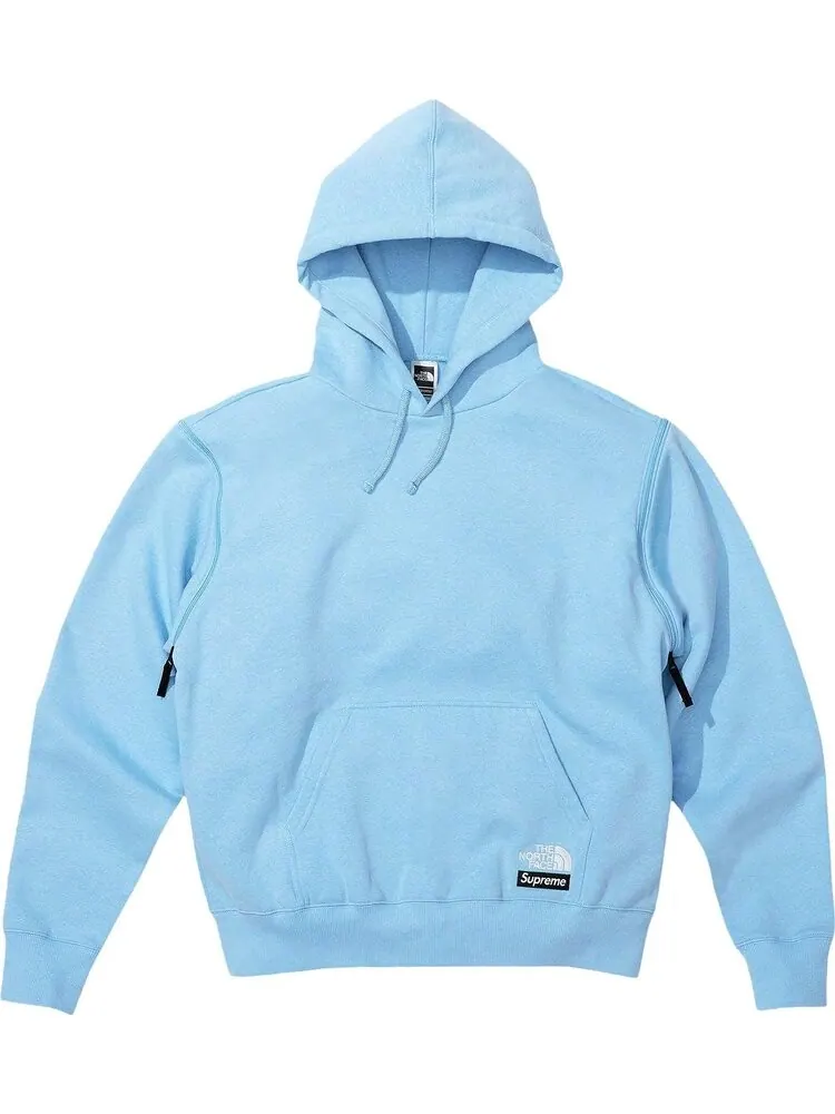 Толстовка Supreme x The North Face Convertible Hooded 'Blue' — изображение 1 из 2, синий