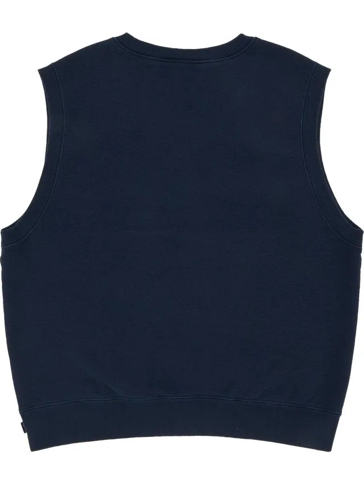 Толстовка Supreme Sweatshirt Vest 'Navy' — изображение 2 из 3, синий