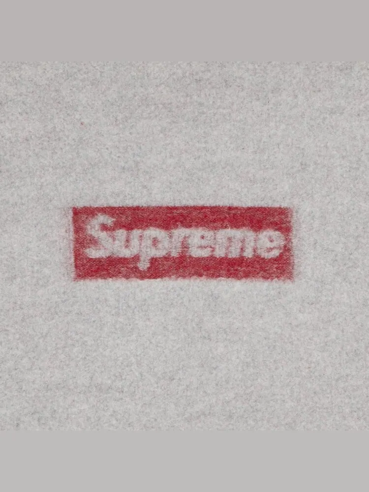 Толстовка Supreme Inside Out Box Logo Hooded Sweatshirt 'Heather Grey' — изображение 3 из 3, серый