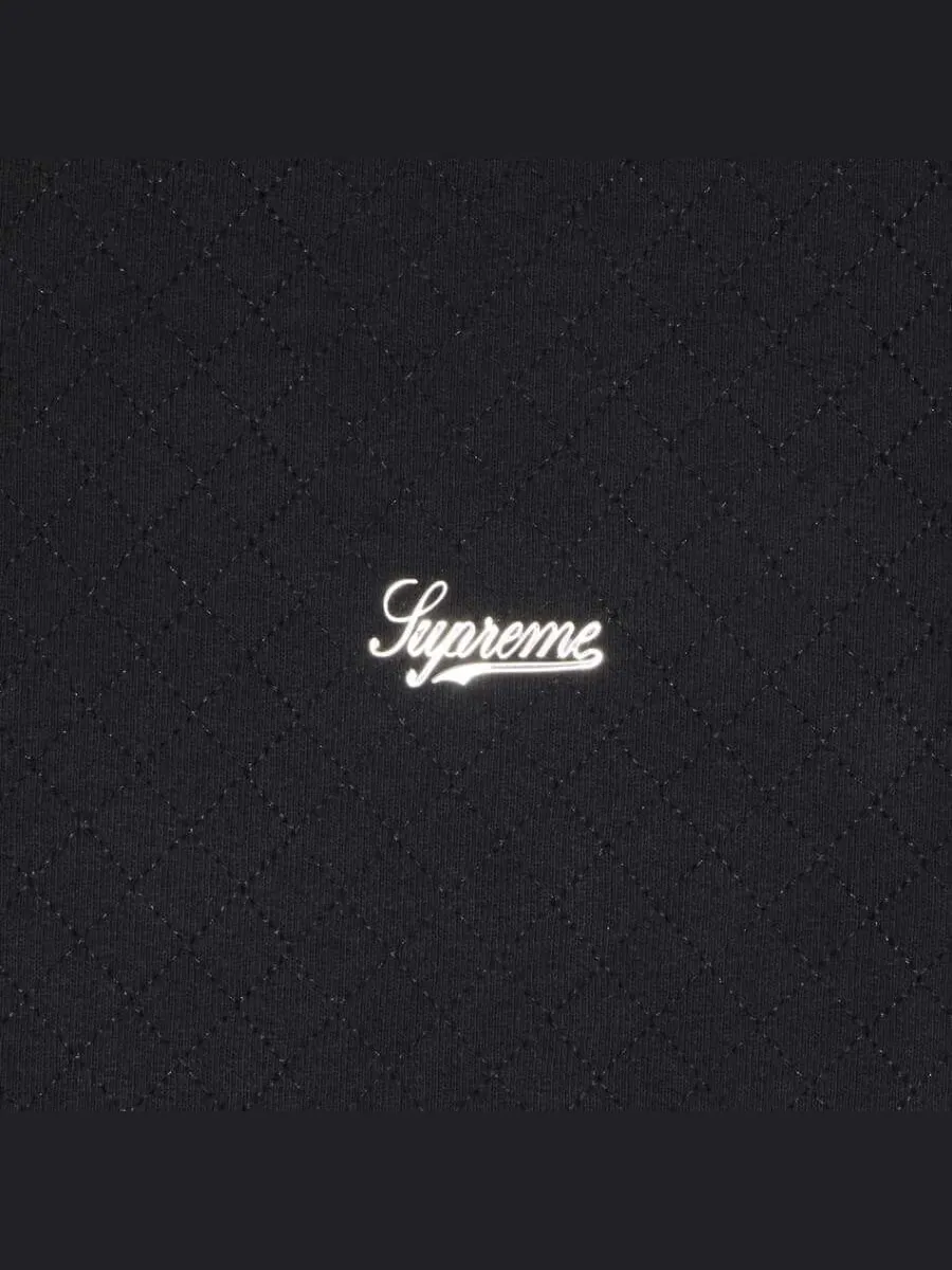 Худи Supreme Micro Quilted — изображение 3 из 3, черный