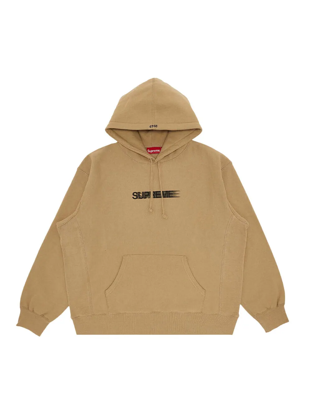 Толстовка Supreme Motion Logo Hooded — изображение 1 из 1, бежевый