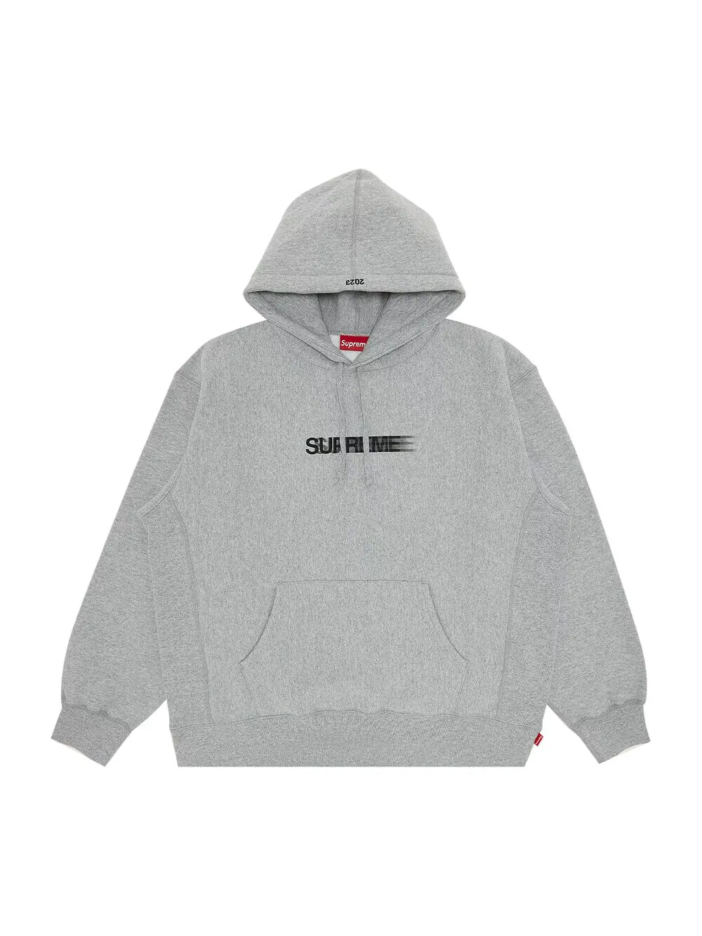 Толстовка Supreme Motion Logo Hooded — изображение 1 из 1, серый
