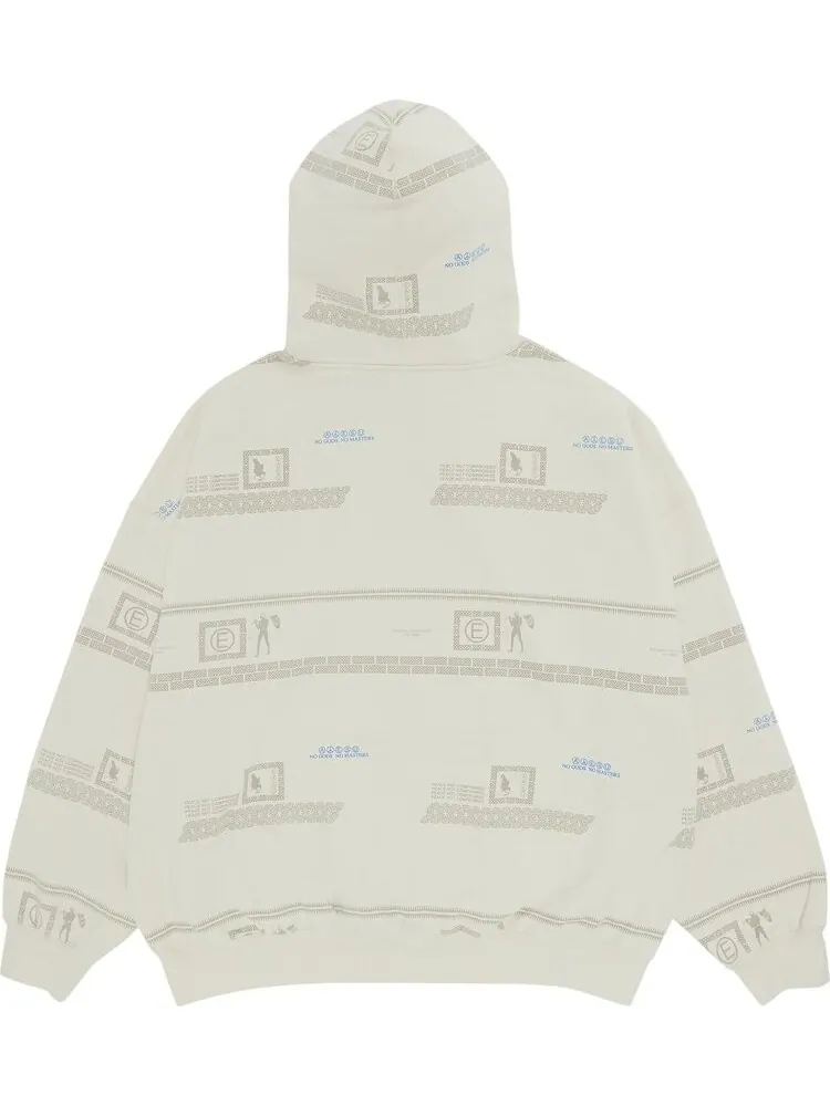 Футболка Supreme x UNDERCOVER Zip Up Hooded Sweatshirt Stone — изображение 2 из 3, бежевый