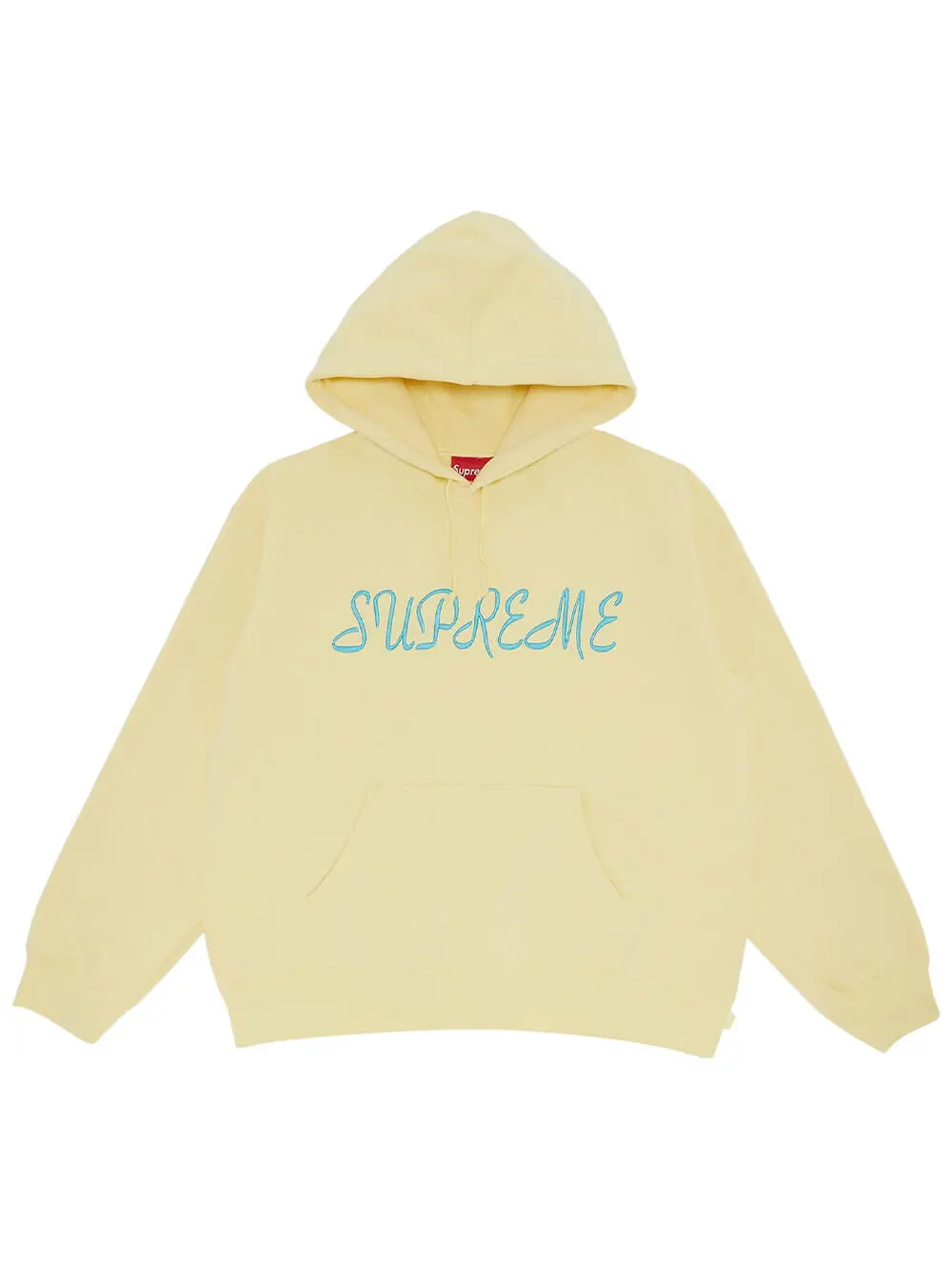Толстовка Supreme Script Hooded — изображение 1 из 1, желтый