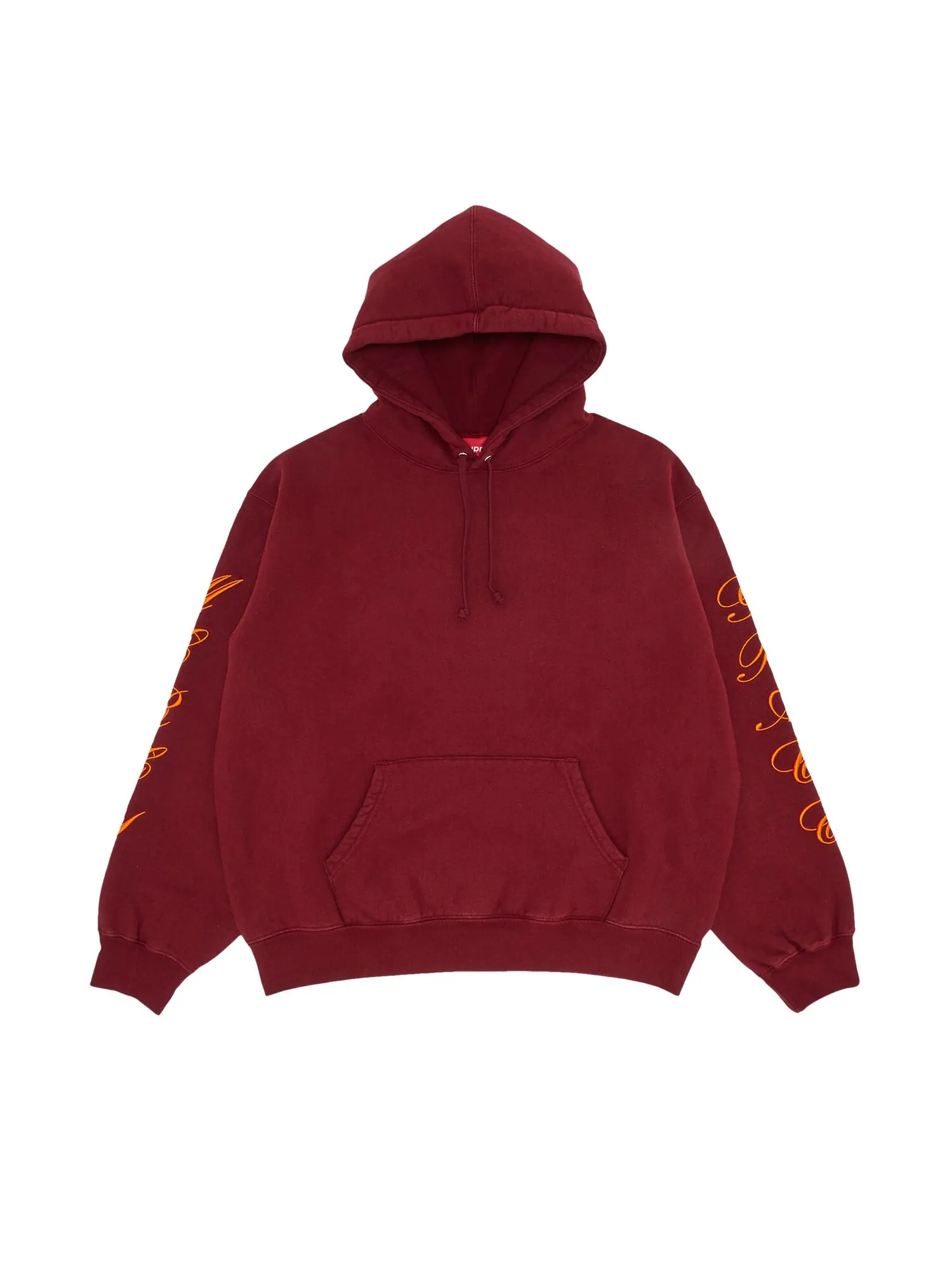 Толстовка с капюшоном Supreme Patches Spiral Cardinal — изображение 1 из 3, красный