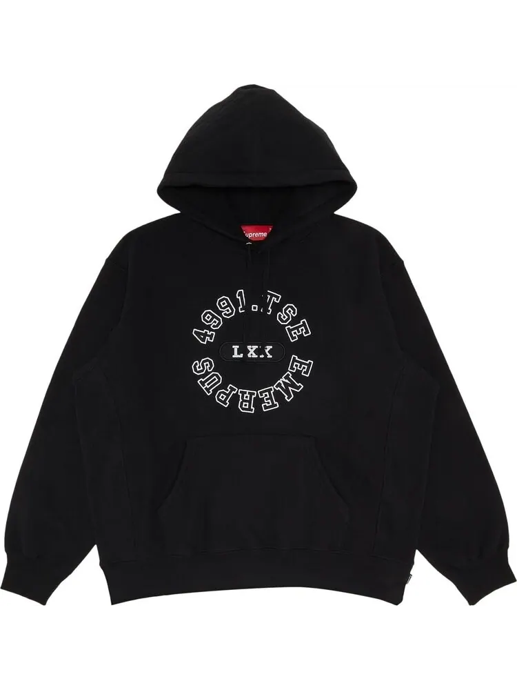 Толстовка Supreme Reverse Hooded Sweatshirt 'Black' — изображение 1 из 2, черный