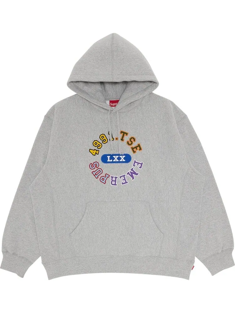 Толстовка Supreme Reverse Hooded Sweatshirt 'Heather Grey' — изображение 1 из 2, серый