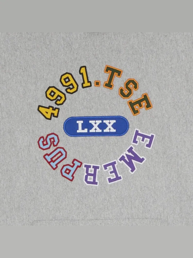Толстовка Supreme Reverse Hooded Sweatshirt 'Heather Grey' — изображение 2 из 2, серый