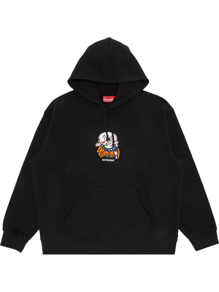 Толстовка Supreme AOI Buddha Hooded Sweatshirt 'Black' — изображение 1 из 2, черный