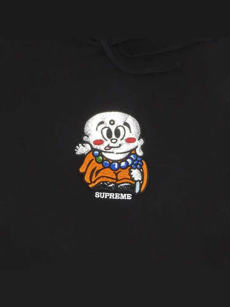 Толстовка Supreme AOI Buddha Hooded Sweatshirt 'Black' — изображение 2 из 2, черный