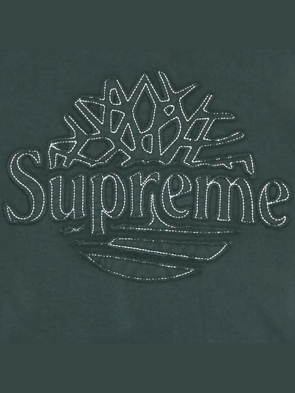 Худи Supreme x Timberland Sweatshirt — изображение 3 из 3, зеленый