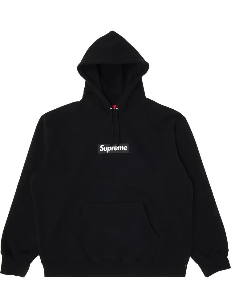 Толстовка Supreme LA Box Logo Hooded Sweatshirt 'Black' — изображение 1 из 2, черный