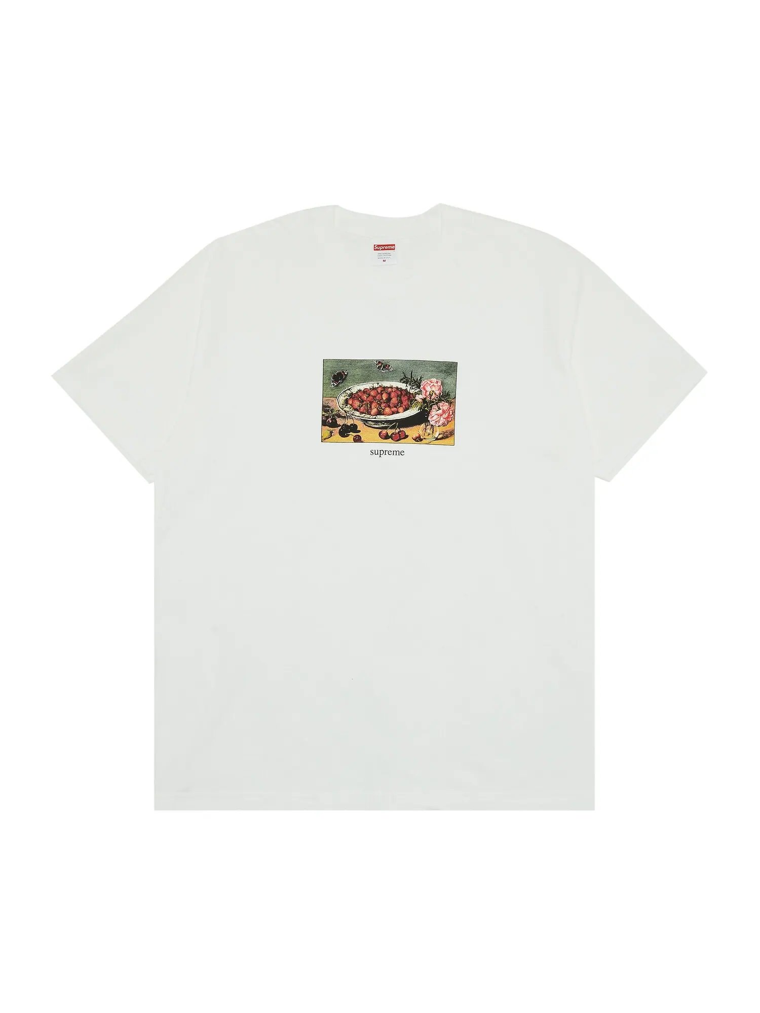 Футболка Supreme Strawberry Белая — изображение 1 из 2, белый