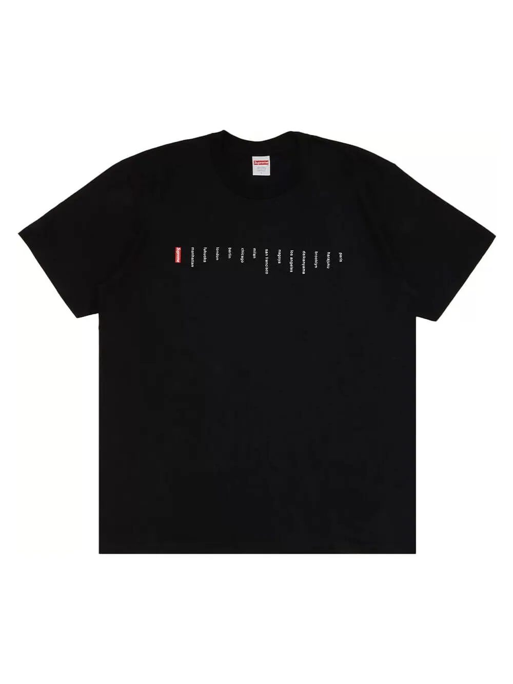 Футболка Supreme Location — изображение 1 из 1, черный