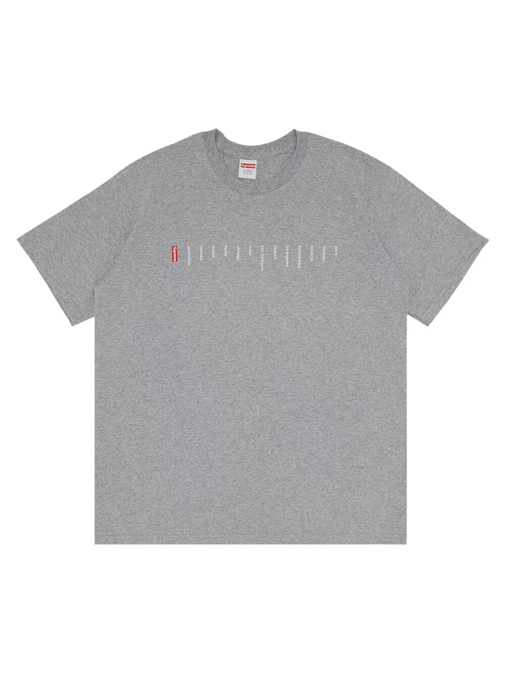 Футболка Supreme Location — изображение 1 из 1, серый