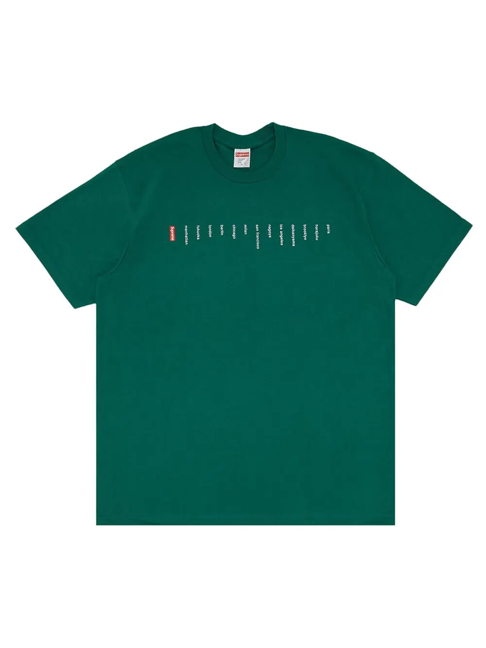 Футболка Supreme Location — изображение 1 из 1, зеленый
