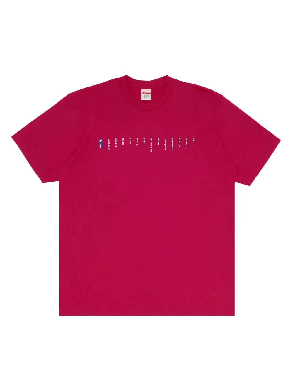 Футболка Supreme Location — изображение 1 из 1, розовый