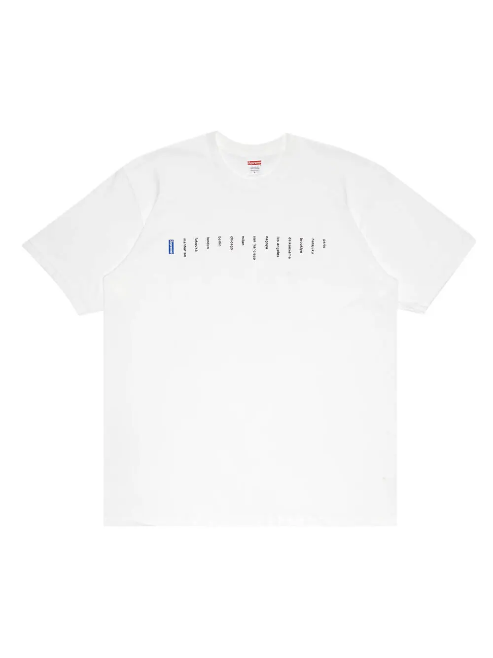 Футболка Supreme Location — изображение 1 из 1, белый