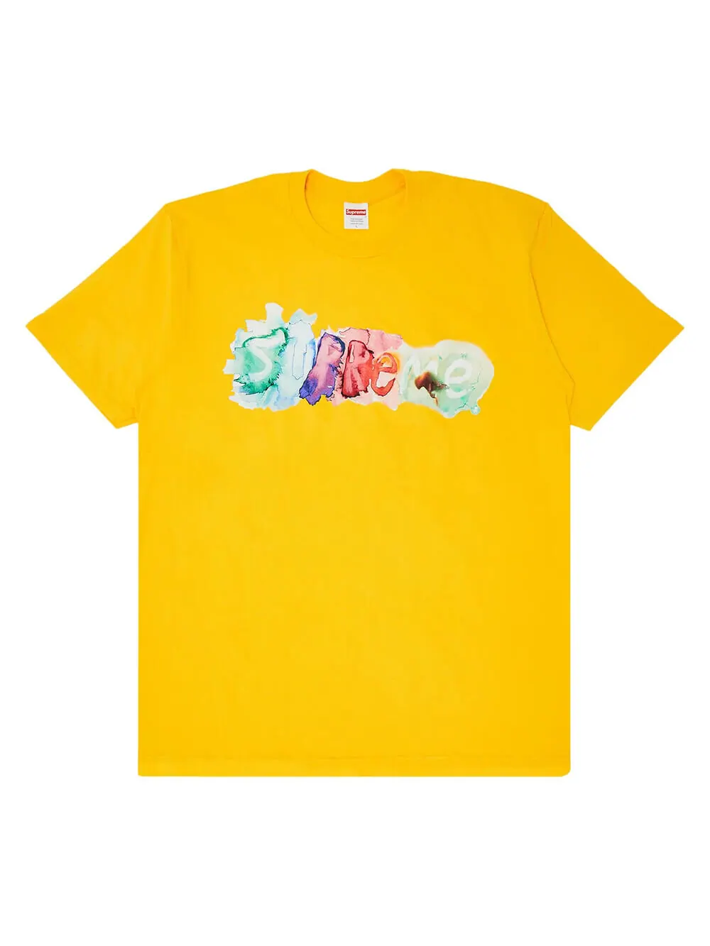 Футболка Supreme Watercolor — изображение 1 из 1, желтый