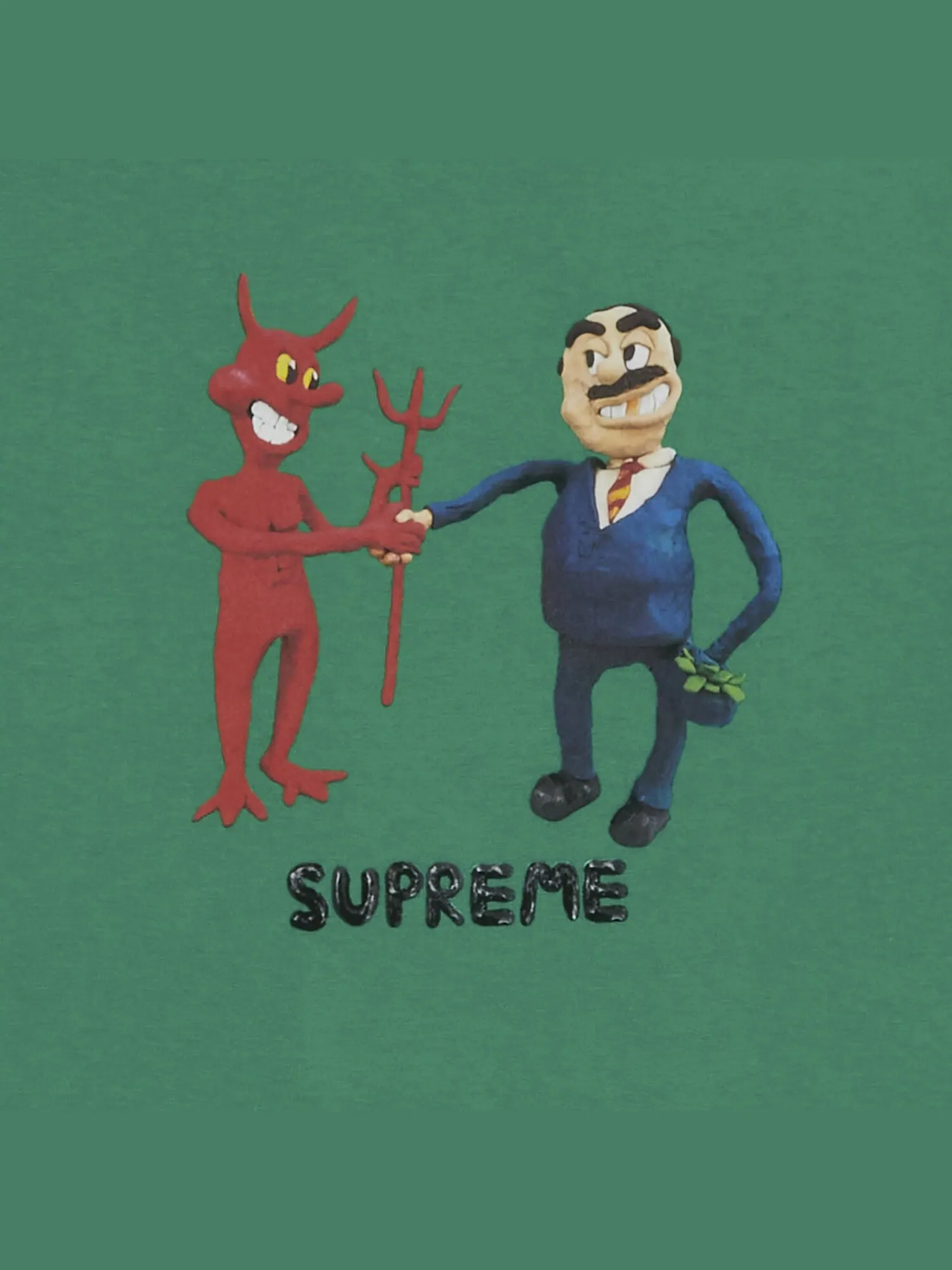 Футболка Supreme Business — изображение 2 из 2, зеленый