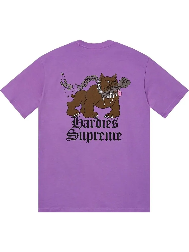 Футболка Supreme x Hardies Dog 'Purple' — изображение 2 из 2, фиолетовый