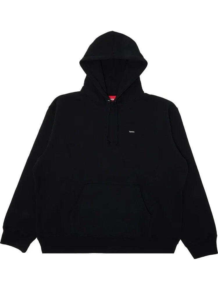 Толстовка Supreme Small Box Hooded Sweatshirt 'Black' — изображение 1 из 2, черный