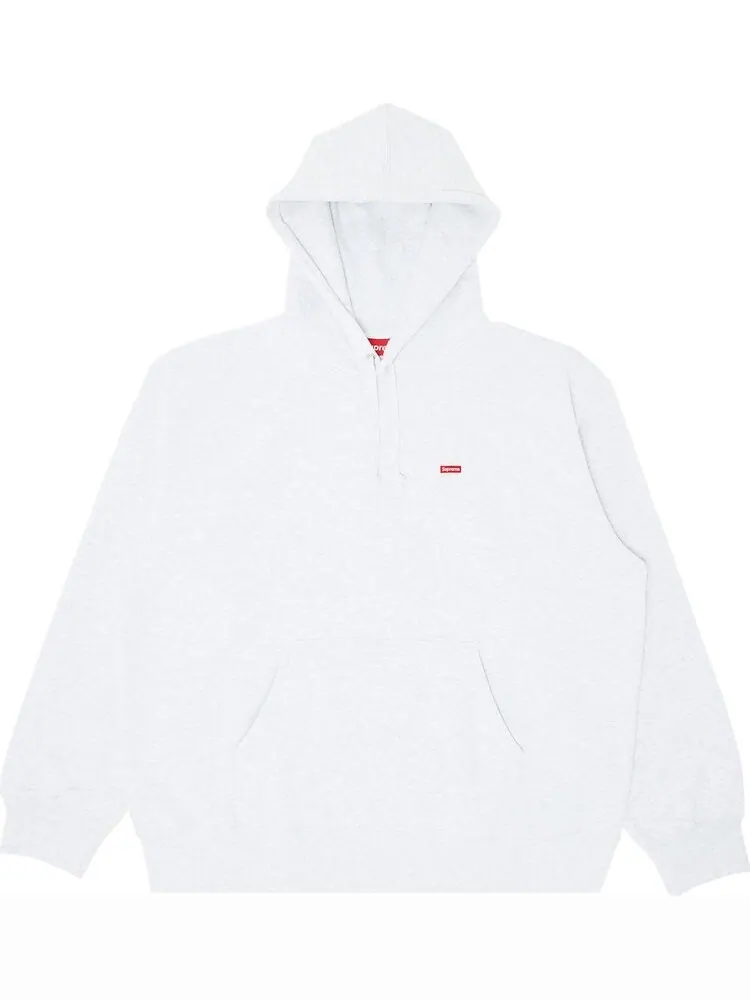 Толстовка Supreme Small Box Hooded Sweatshirt 'Ash Grey' — изображение 1 из 2, серый