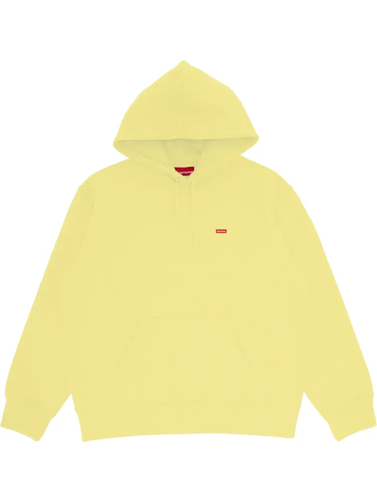 Толстовка Supreme Small Box Hooded Sweatshirt 'Light Yellow' — изображение 1 из 1, желтый