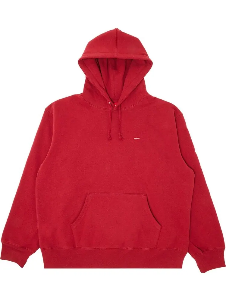Толстовка Supreme Small Box Hooded Sweatshirt 'Dark Red' — изображение 1 из 2, красный