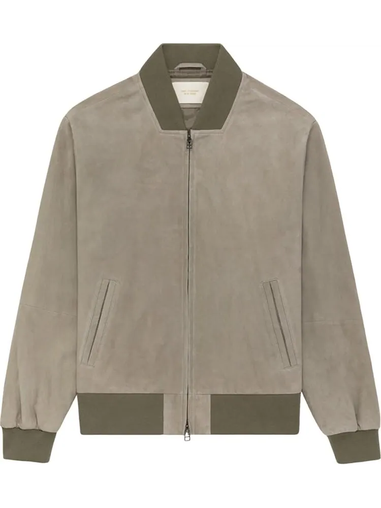 Куртка Aimé Leon Dore Suede Bomber Jacket 'Laurel Oak' — изображение 1 из 1, зеленый