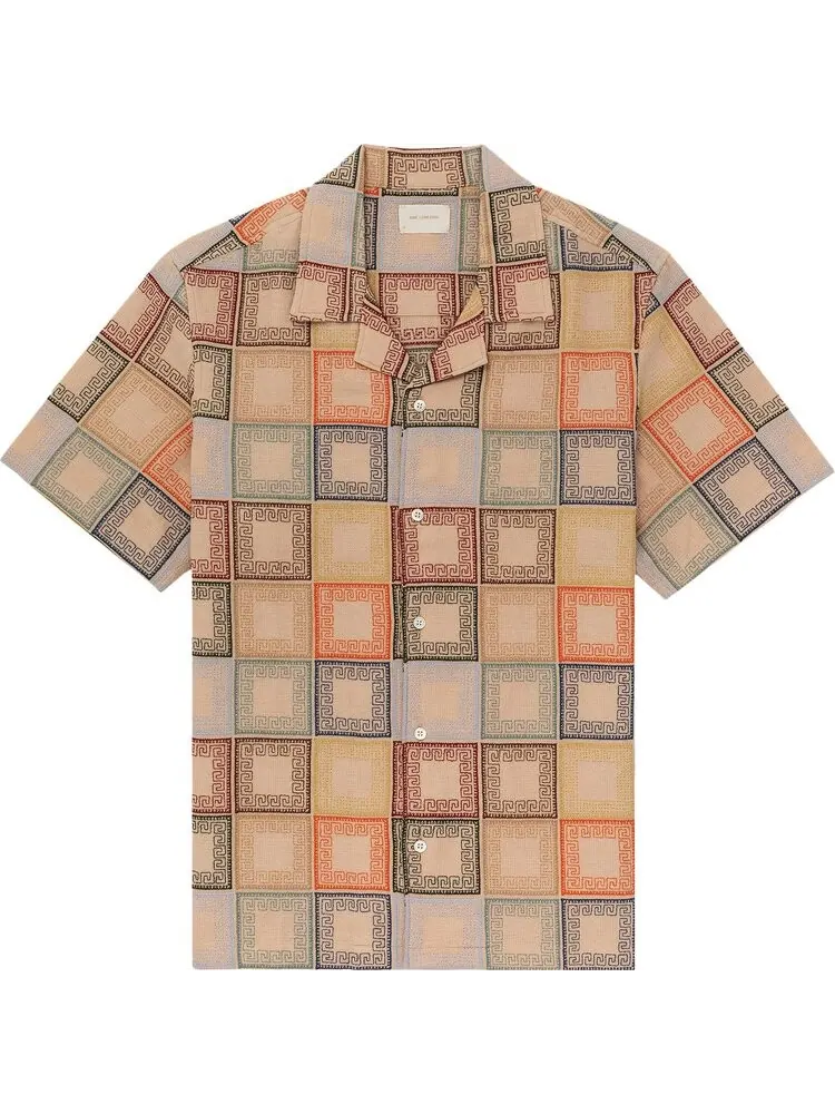 Рубашка Aimé Leon Dore Tea Towel Leisure Shirt 'Multicolor' — изображение 1 из 1, мульти