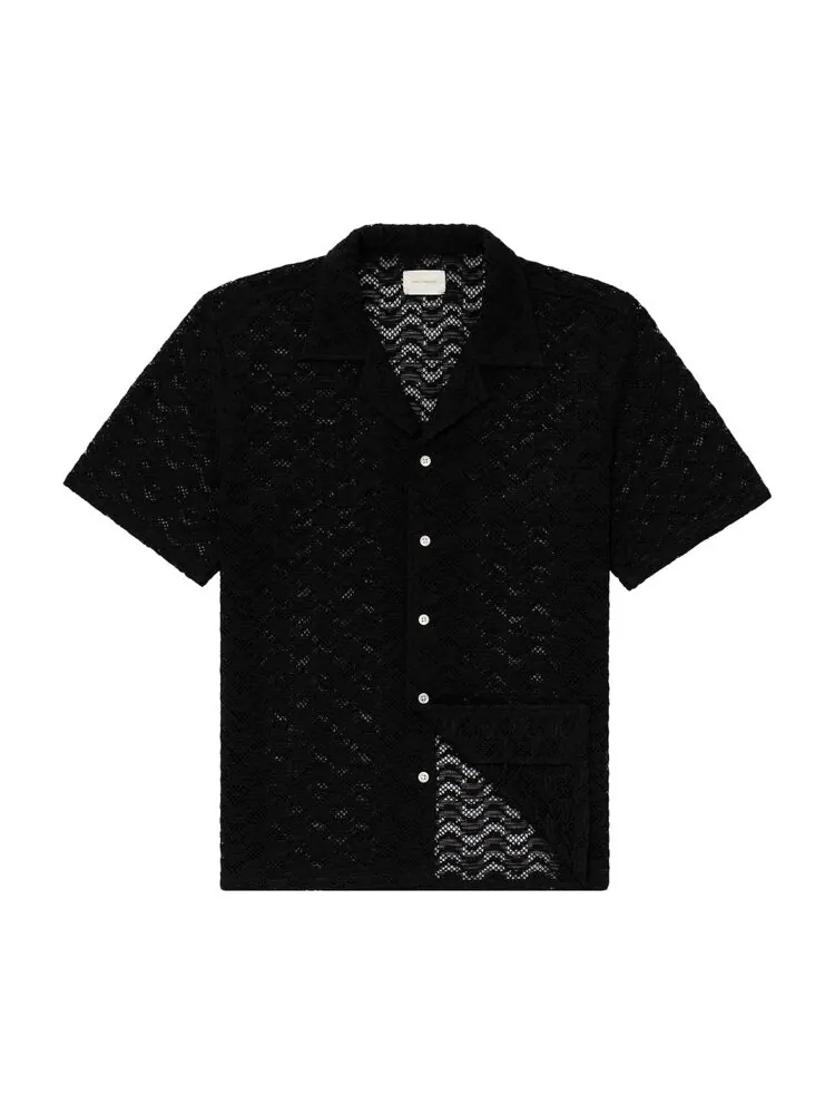 Рубашка Aimé Leon Dore Rico 'Jet Black' — изображение 1 из 1, черный