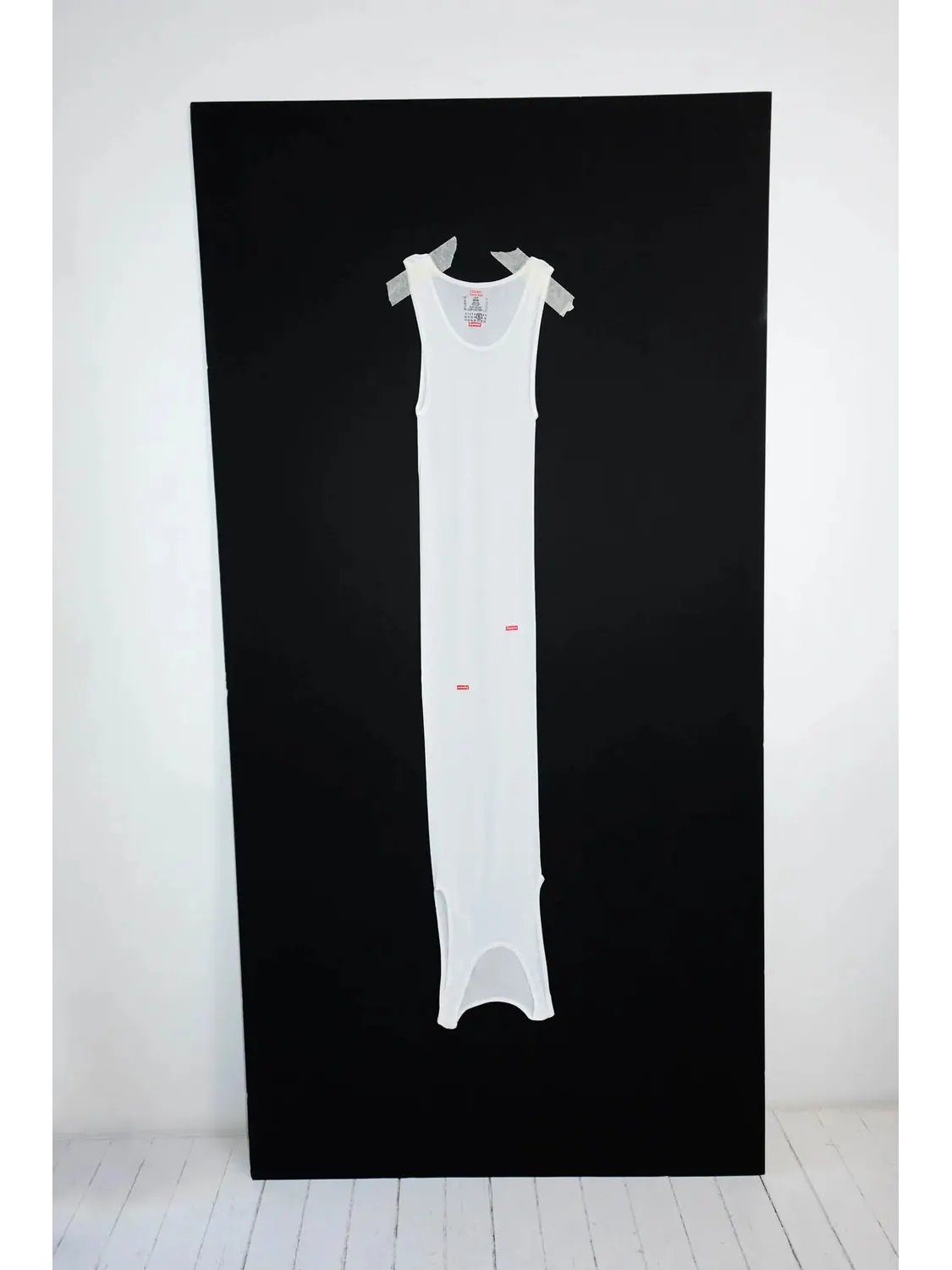 Двойная майка Supreme x MM6 Maison Margiela Hanes Tagless — изображение 3 из 5, белый