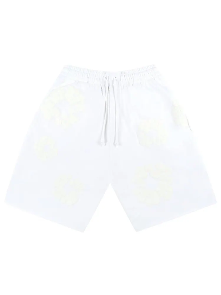 Шорты Denim Tears Mono Cotton Wreath Shorts — изображение 1 из 1, белый