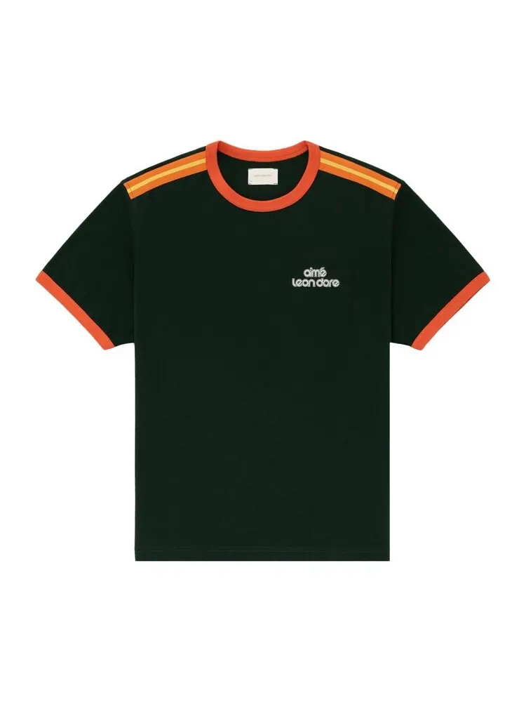 Футболка Aimé Leon Dore Retro Ringer Tee — изображение 1 из 2, зеленый