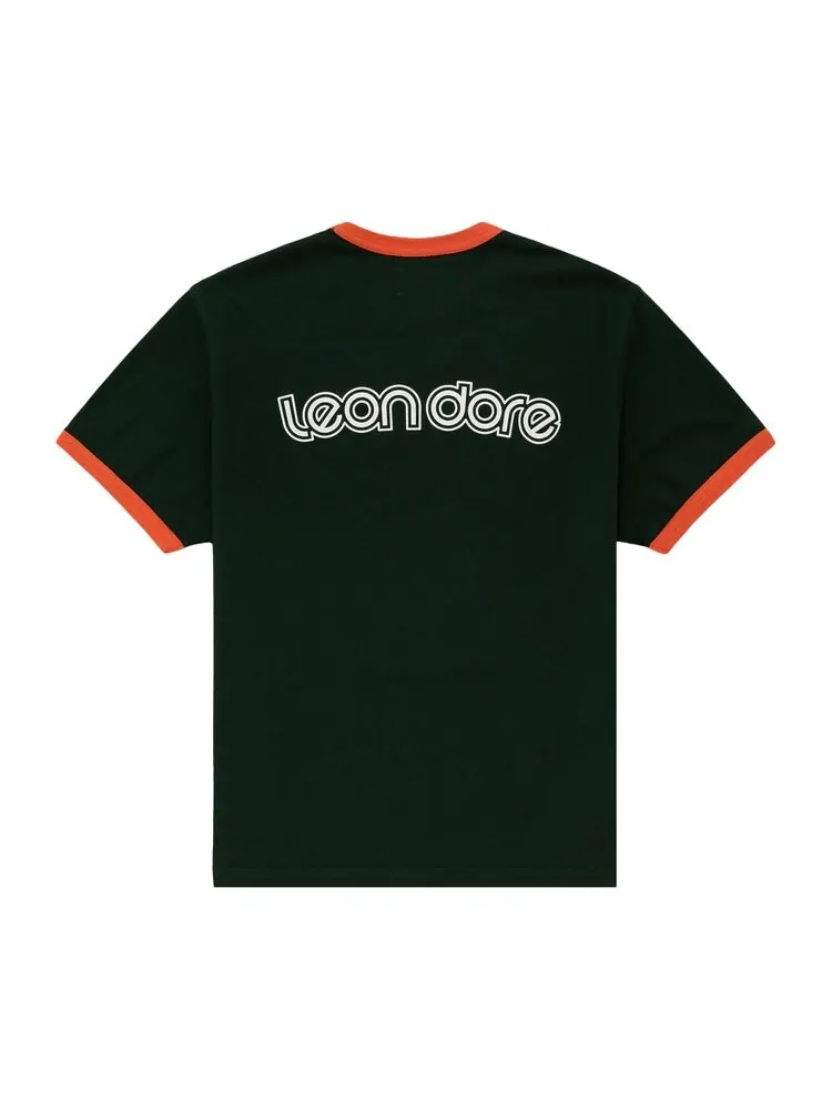Футболка Aimé Leon Dore Retro Ringer Tee — изображение 2 из 2, зеленый