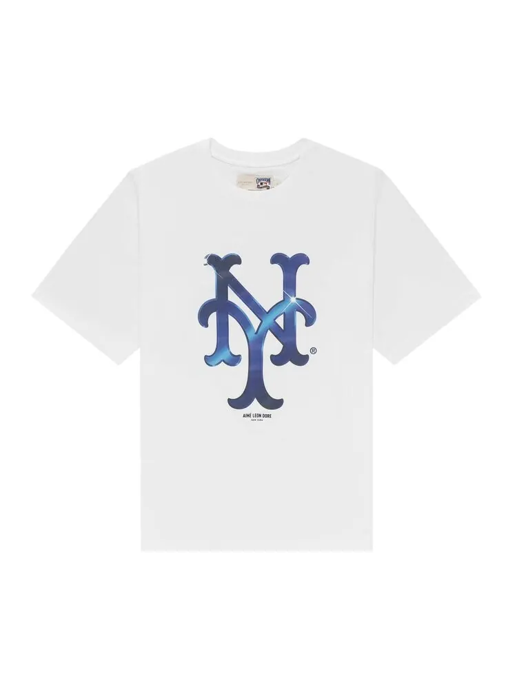 Футболка Aimé Leon Dore x New York Mets Logo Tee — изображение 1 из 1, белый