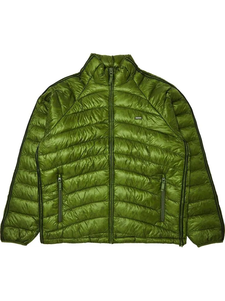 Куртка Supreme Micro Down 'Olive' — изображение 1 из 3, зеленый