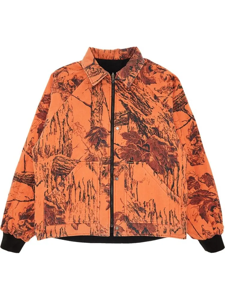 Куртка Supreme x RealTree Reversible Quilted Work 'Black' — изображение 4 из 4, черный