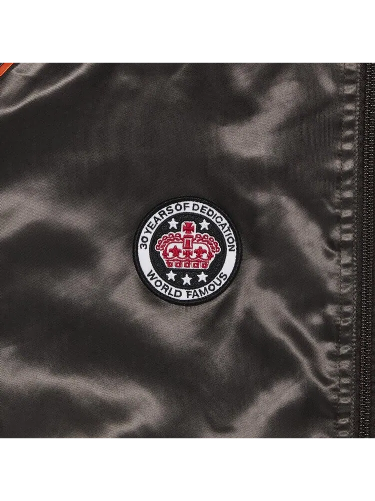 Спортивная куртка Supreme Satin Hooded 'Brown' — изображение 3 из 3, коричневый