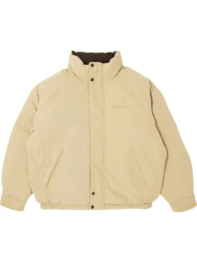 Куртка Supreme Reversible Down Puffer 'Tan' — изображение 1 из 4, загар