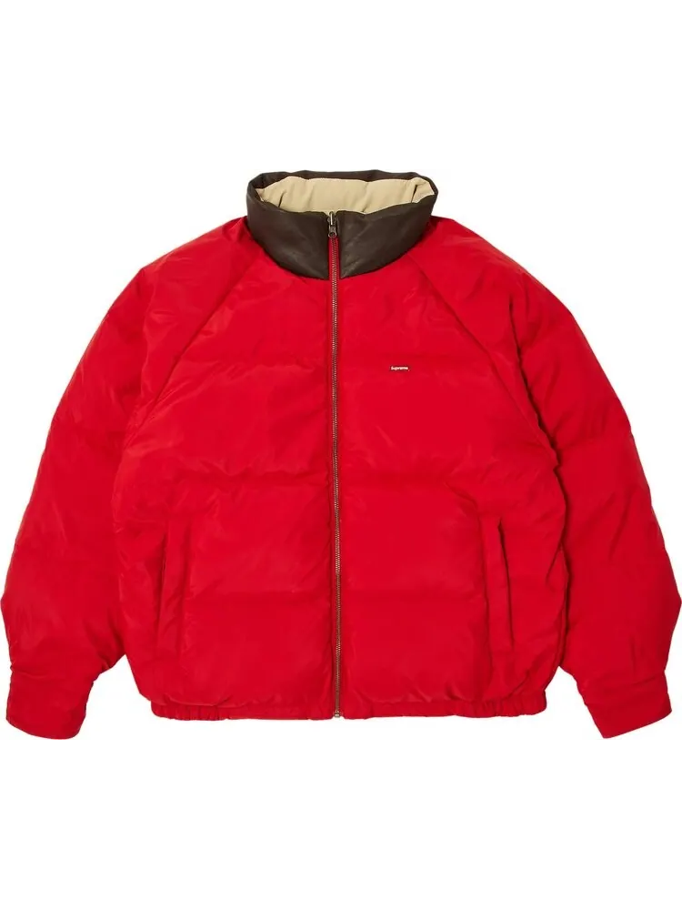 Куртка Supreme Reversible Down Puffer 'Tan' — изображение 4 из 4, загар